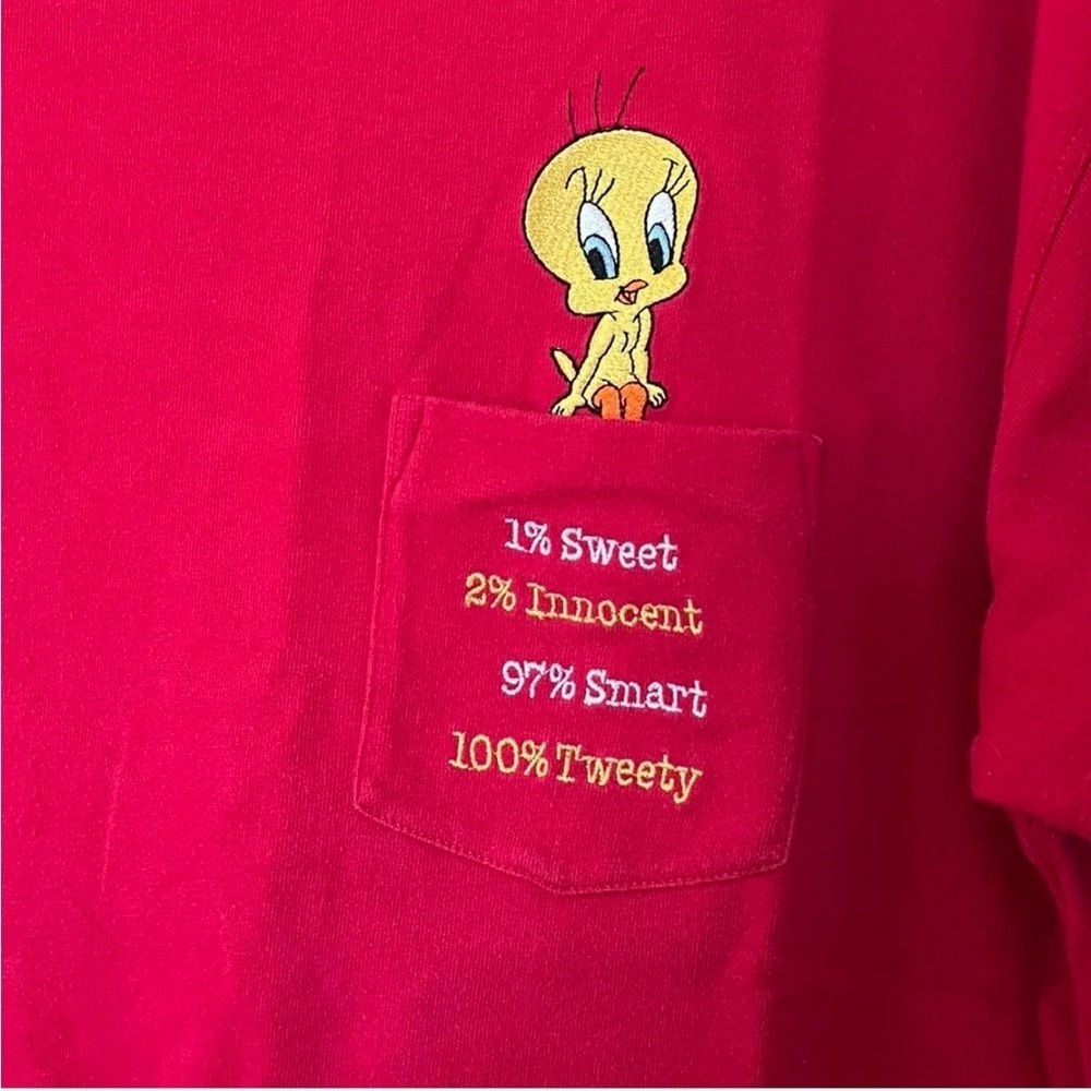 Warner Brothers Tweety Bird Graphic T-Shirt - Picture 2 of 4